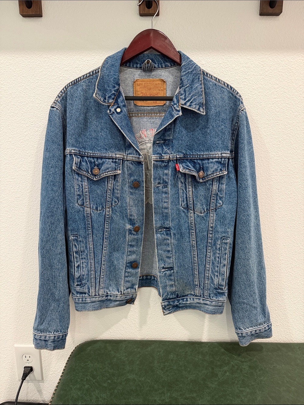 Vintage Levi's and London Hard Rock Cafe Denim Trucker Jacket